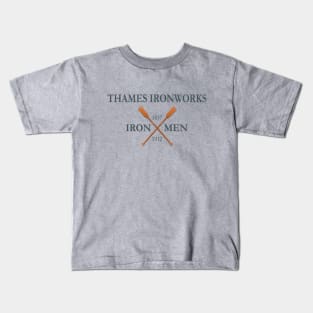 Thames Ironworks Men of Iron Kids T-Shirt